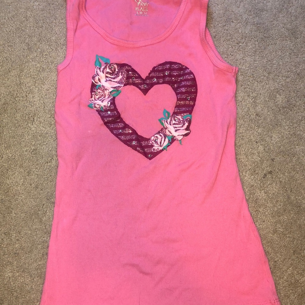 Rose-Heart Tank Top